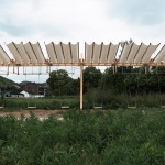 展翅-户外临时装置设计，湖州 / 借光实践建筑设计工作室