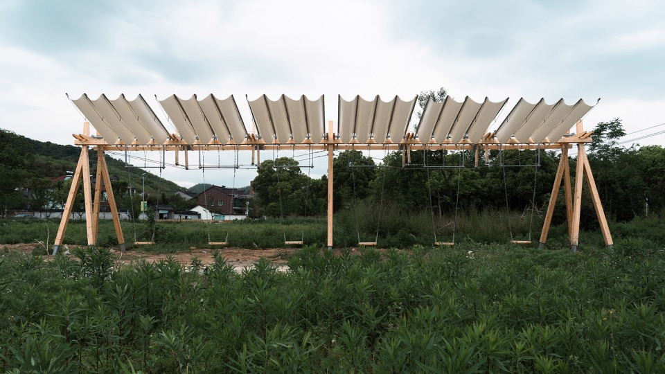 unfurl installation by enlightenarch studio
