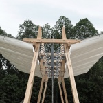 展翅-户外临时装置设计，湖州 / 借光实践建筑设计工作室