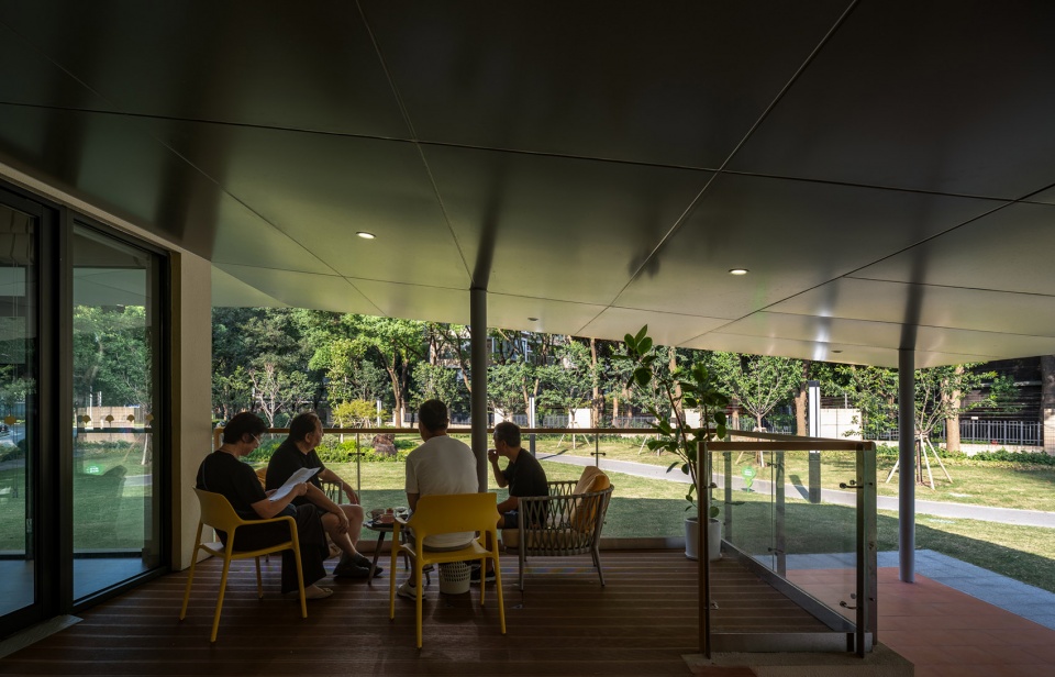 two public service station in gubei community by atelier archmixing
