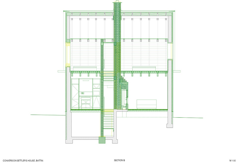 conversion of a settlers house by klopfel zeimer architekten