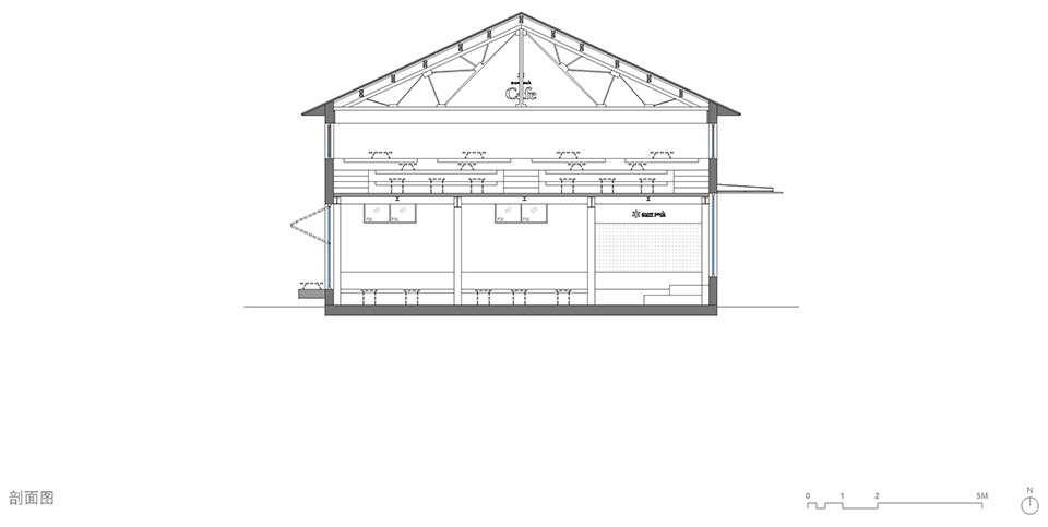 snow peak cafe matro luxury center by kiki arch