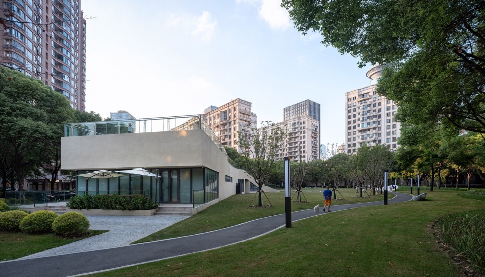 two public service station in gubei community by atelier archmixing