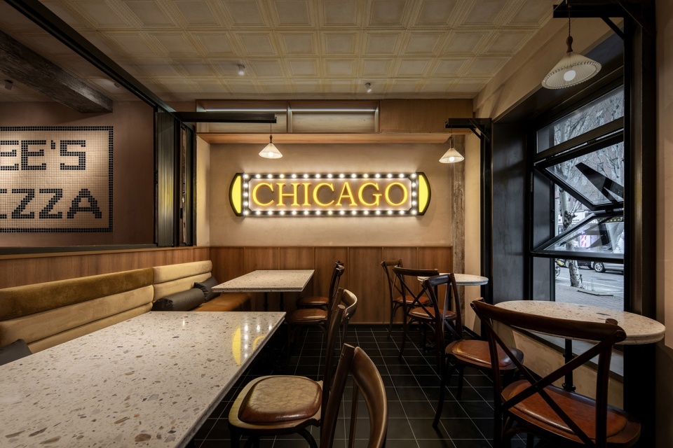 lees pizza by baicai design office
