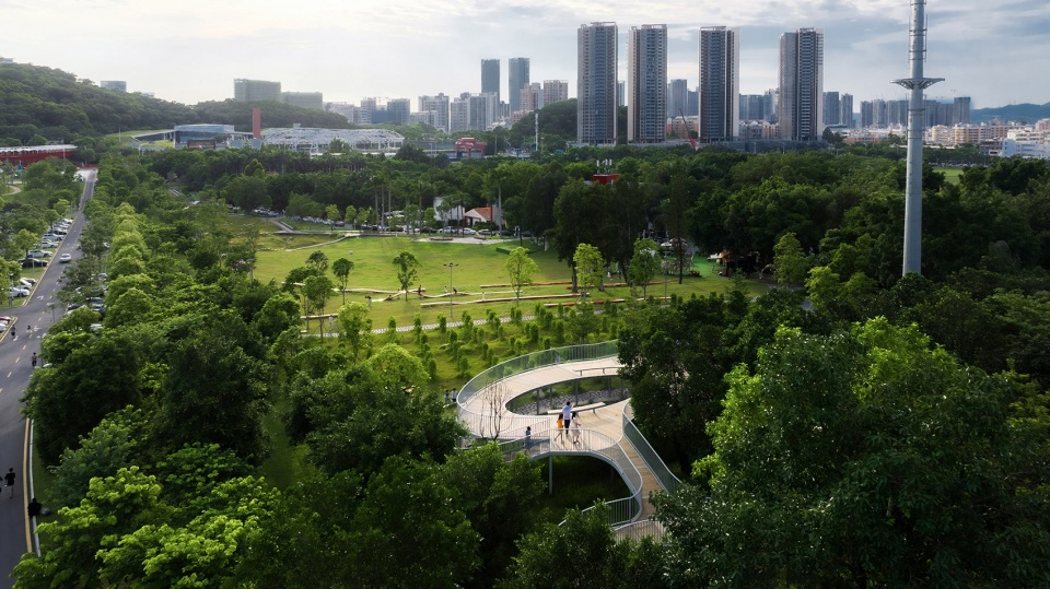 guangming hongqiao 1958 eco park by shenzhen zizu studio