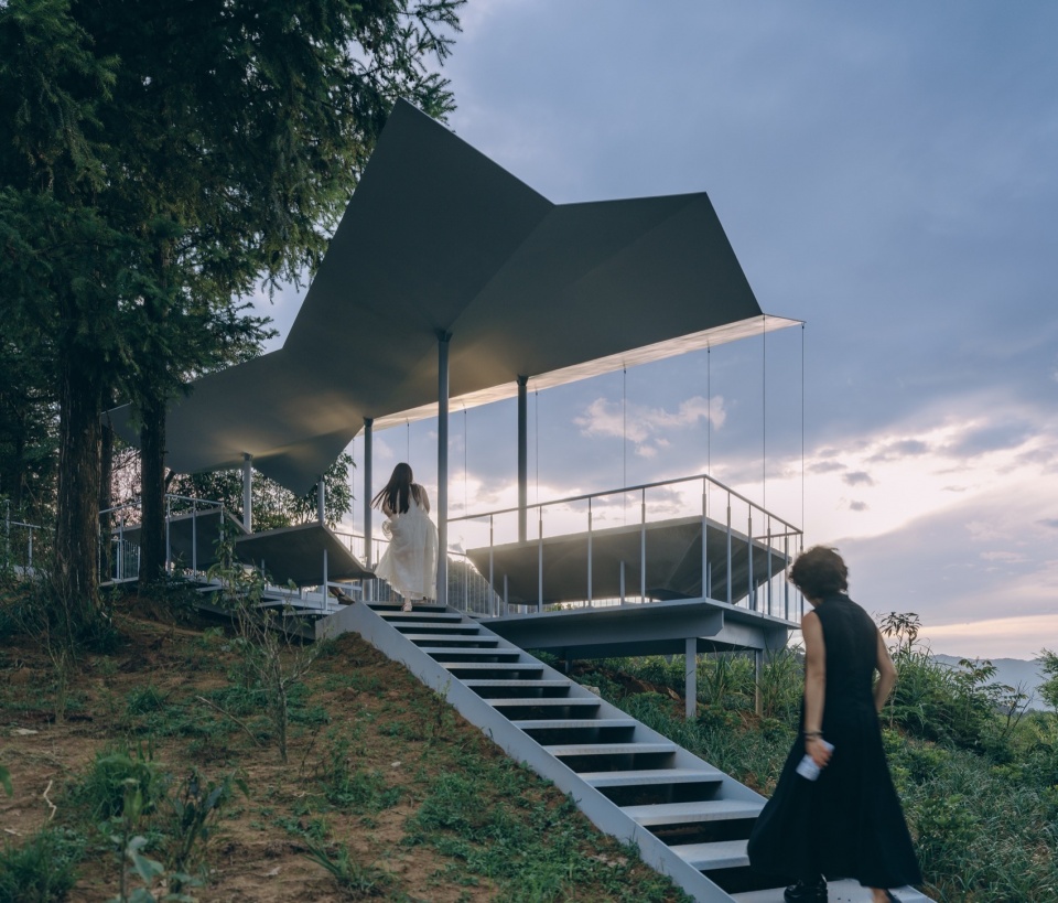 Half Mountain Cloud Station Nankun Mountain Huizhou by Studio Qing