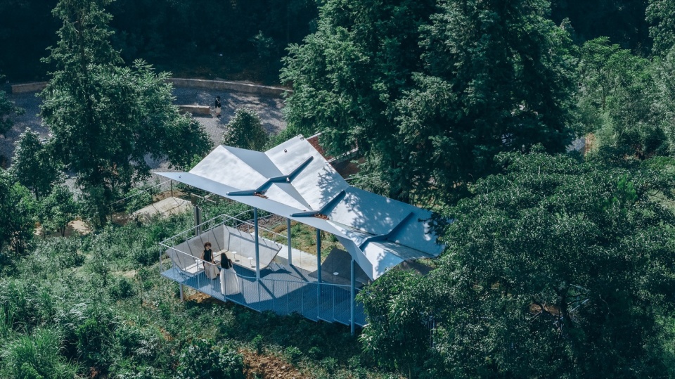 Half Mountain Cloud Station Nankun Mountain Huizhou by Studio Qing