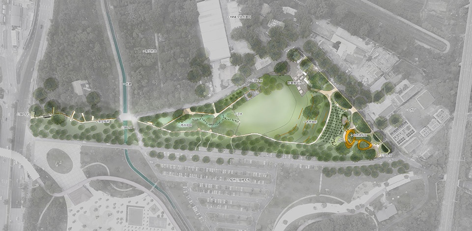 guangming hongqiao 1958 eco park by shenzhen zizu studio