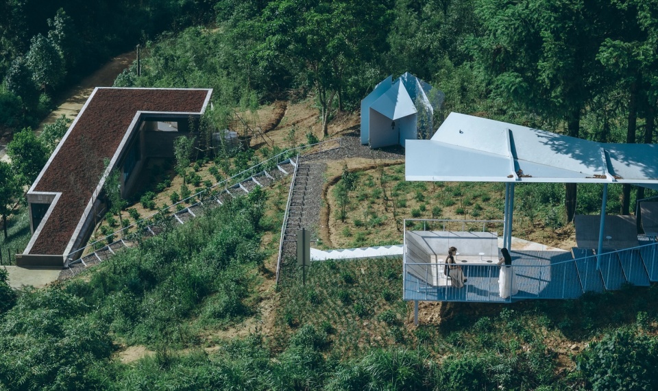 Half Mountain Cloud Station Nankun Mountain Huizhou by Studio Qing