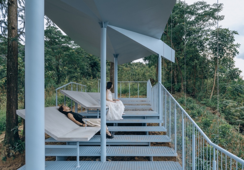Half Mountain Cloud Station Nankun Mountain Huizhou by Studio Qing