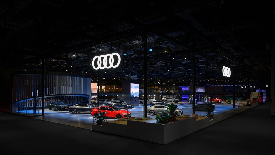 audi pavilion at shanghai auto show 2025 by atelier i n d j