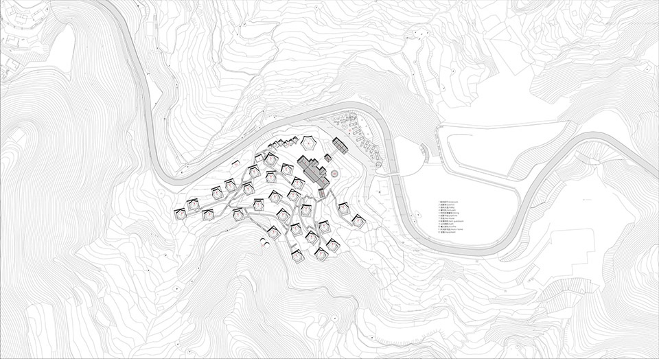 guiye campfire yunhe terraces campsite by decade design