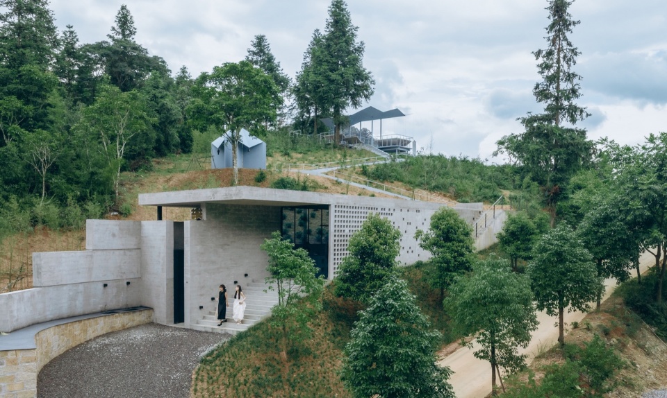 Half Mountain Cloud Station Nankun Mountain Huizhou by Studio Qing