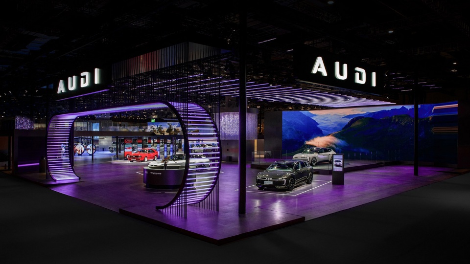 audi pavilion at shanghai auto show 2025 by atelier i n d j