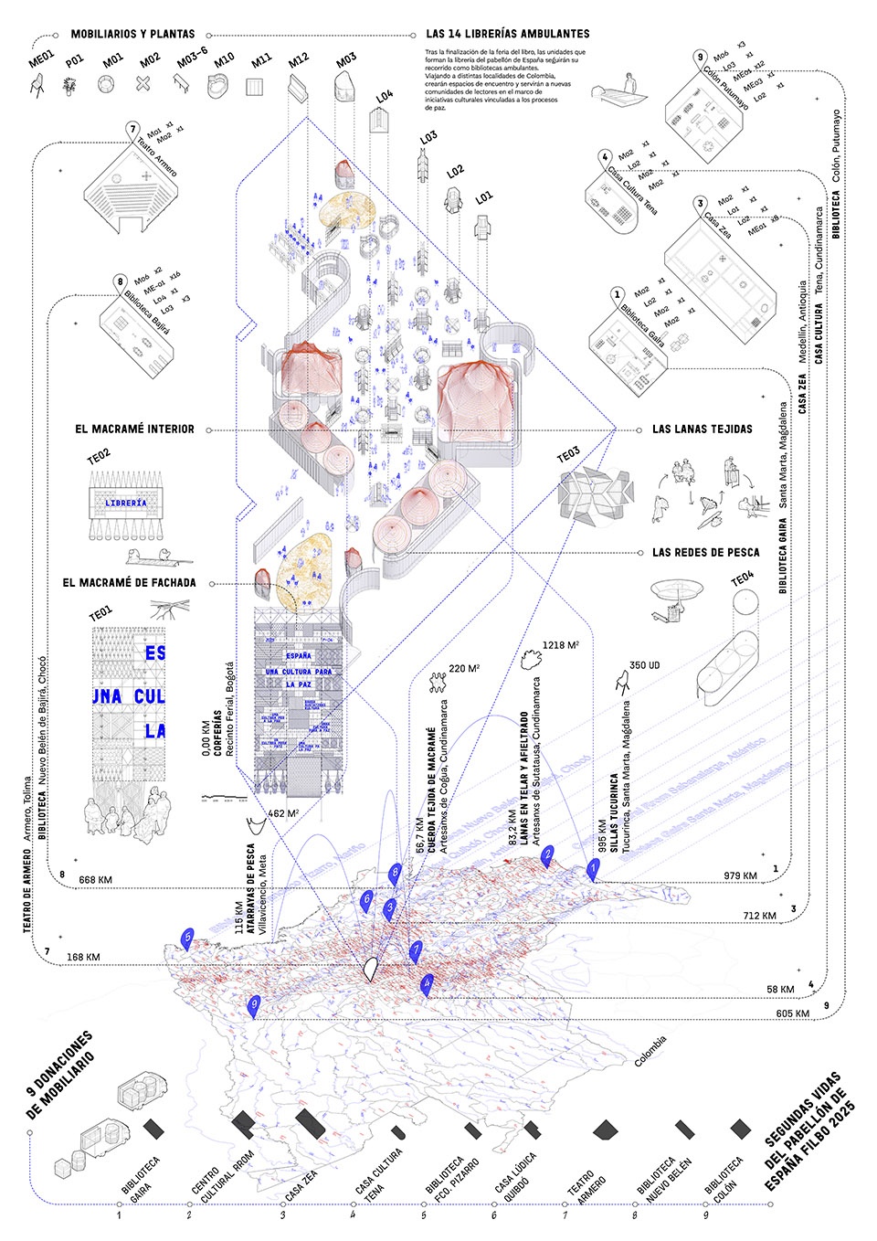 spanish pavilion bogota international book fair filbo 2025 by lluis alexandre casanovas blanco eeestudio paula chalkho rozenblum santiago...