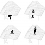 冥想小屋—A “light” paper cage，法国 / 无意义建筑