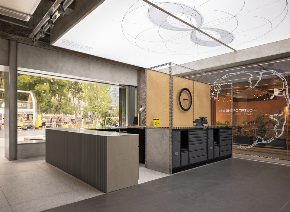 ootb cycling lifestyle space design narrative by sono studio