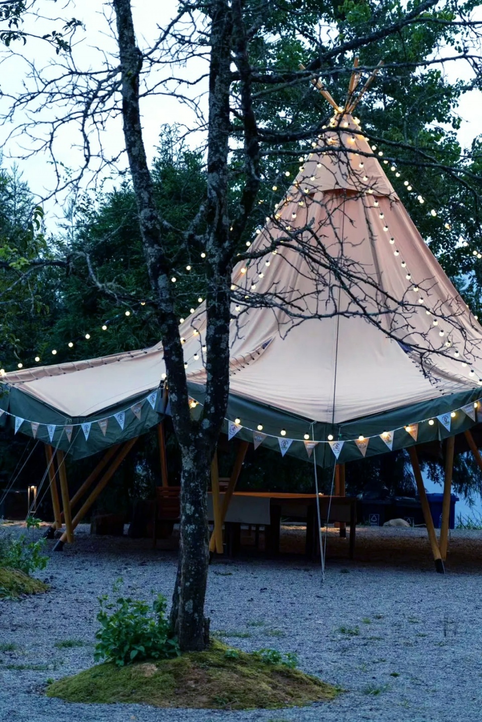 guiye campfire yunhe terraces campsite by decade design