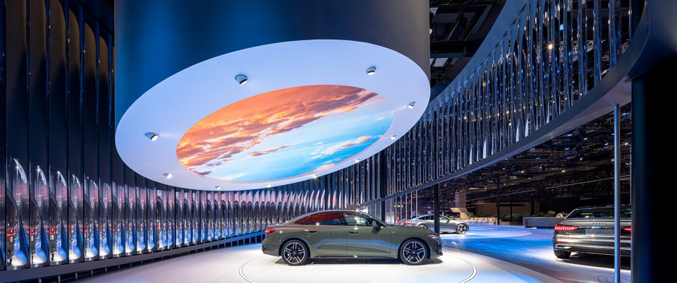 audi pavilion at shanghai auto show 2025 by atelier i n d j