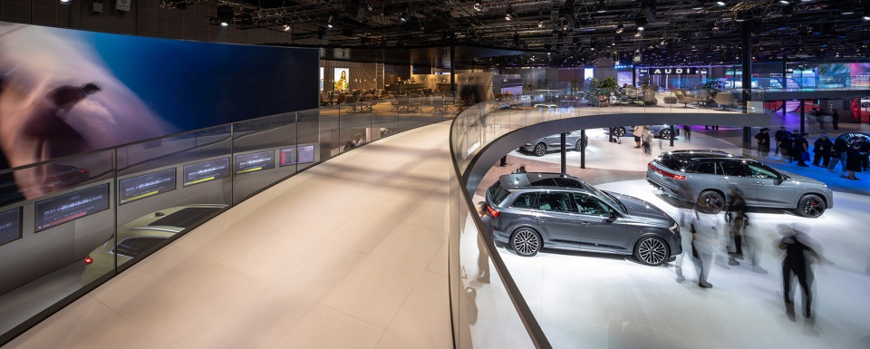 audi pavilion at shanghai auto show 2025 by atelier i n d j