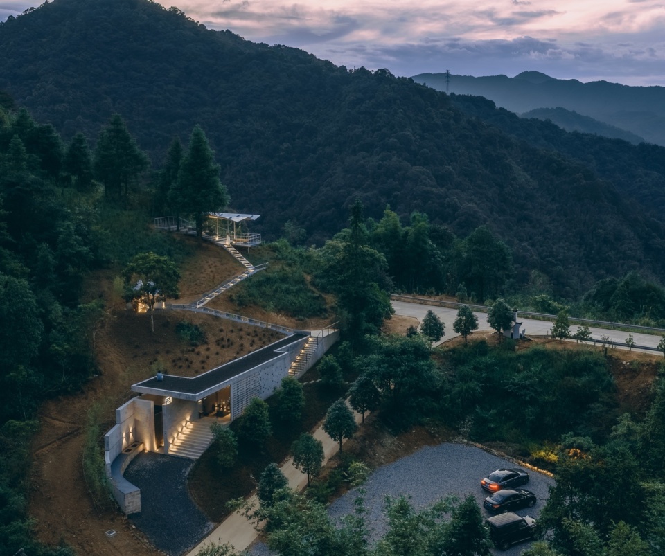 Half Mountain Cloud Station Nankun Mountain Huizhou by Studio Qing