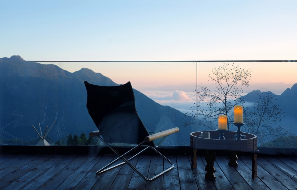 guiye campfire yunhe terraces campsite by decade design