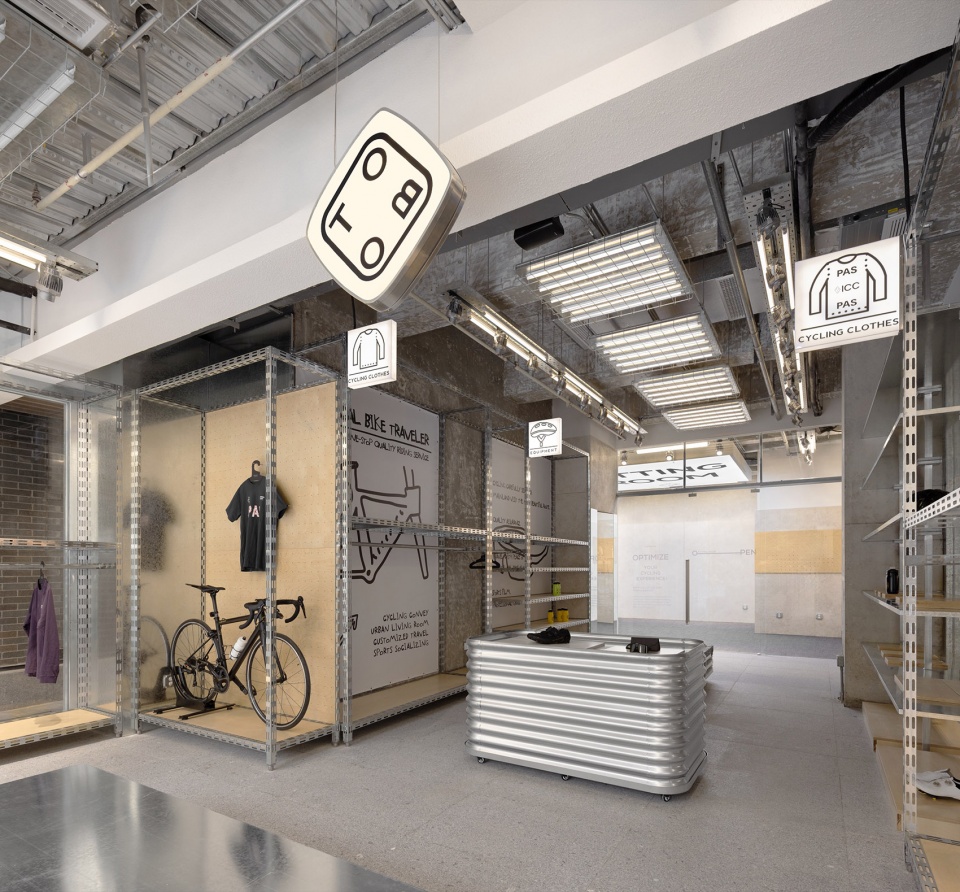 ootb cycling lifestyle space design narrative by sono studio