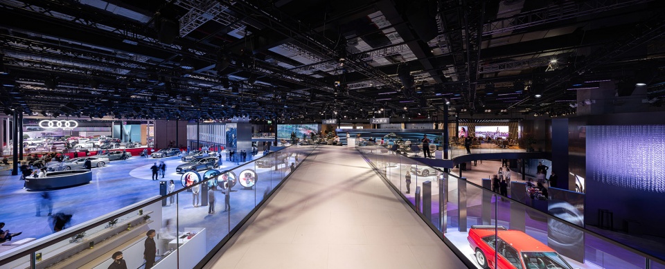 audi pavilion at shanghai auto show 2025 by atelier i n d j