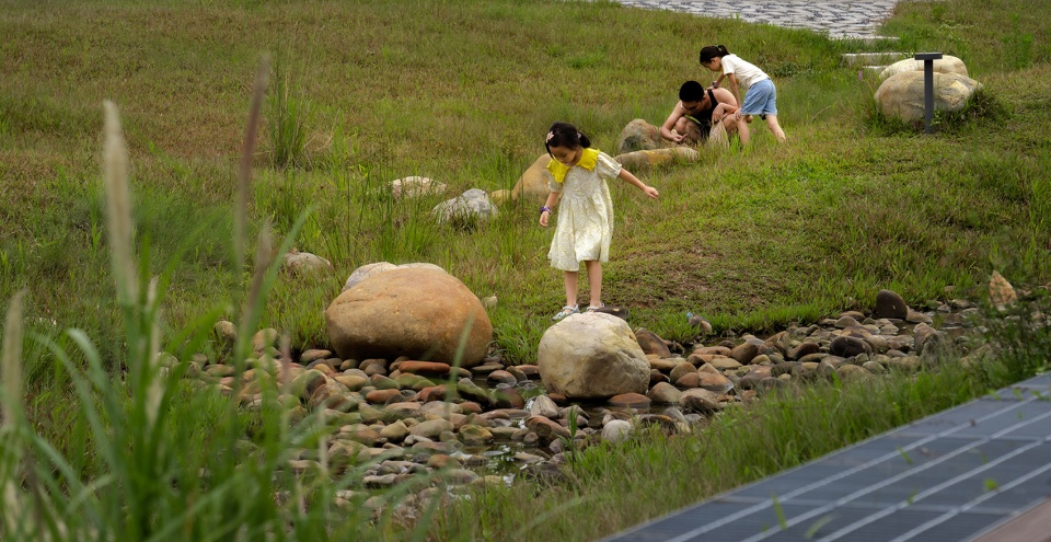 guangming hongqiao 1958 eco park by shenzhen zizu studio