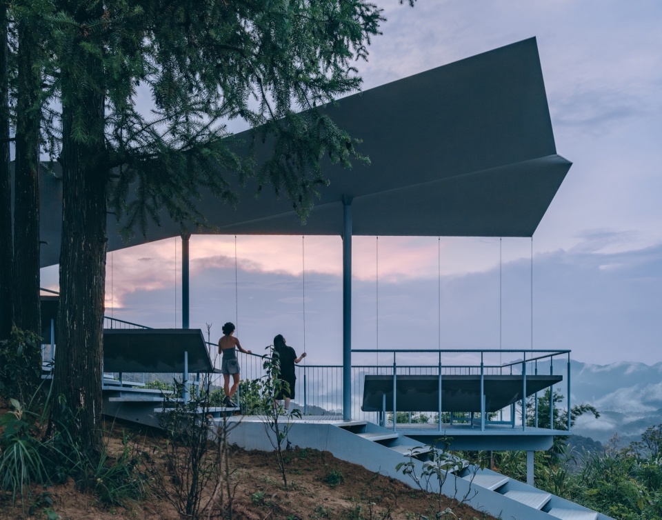 Half Mountain Cloud Station Nankun Mountain Huizhou by Studio Qing