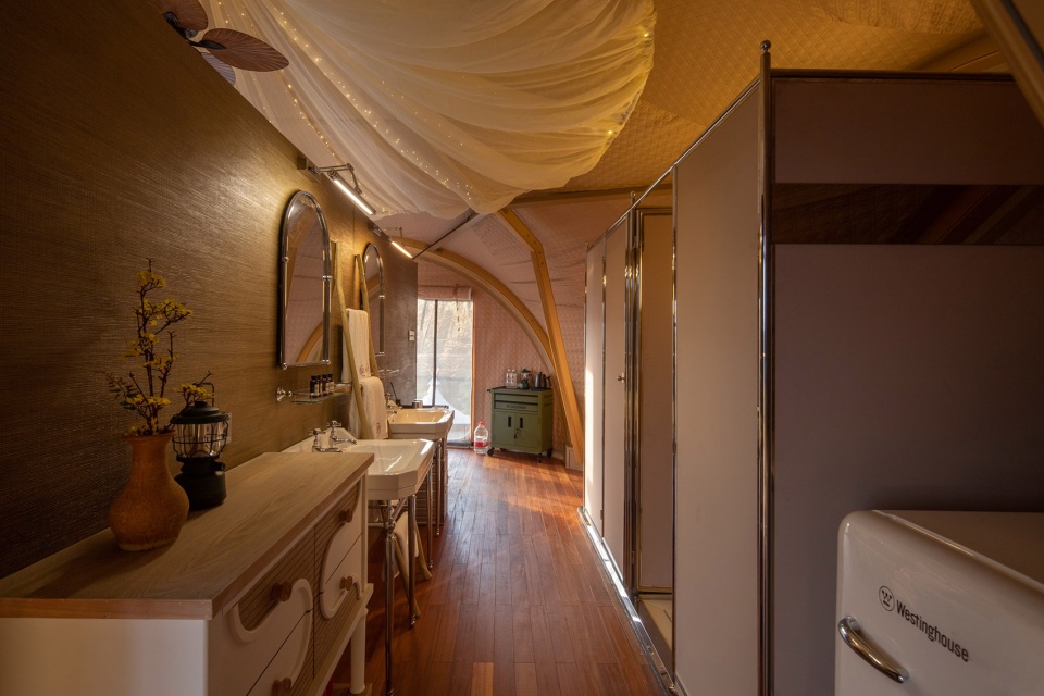 guiye campfire yunhe terraces campsite by decade design
