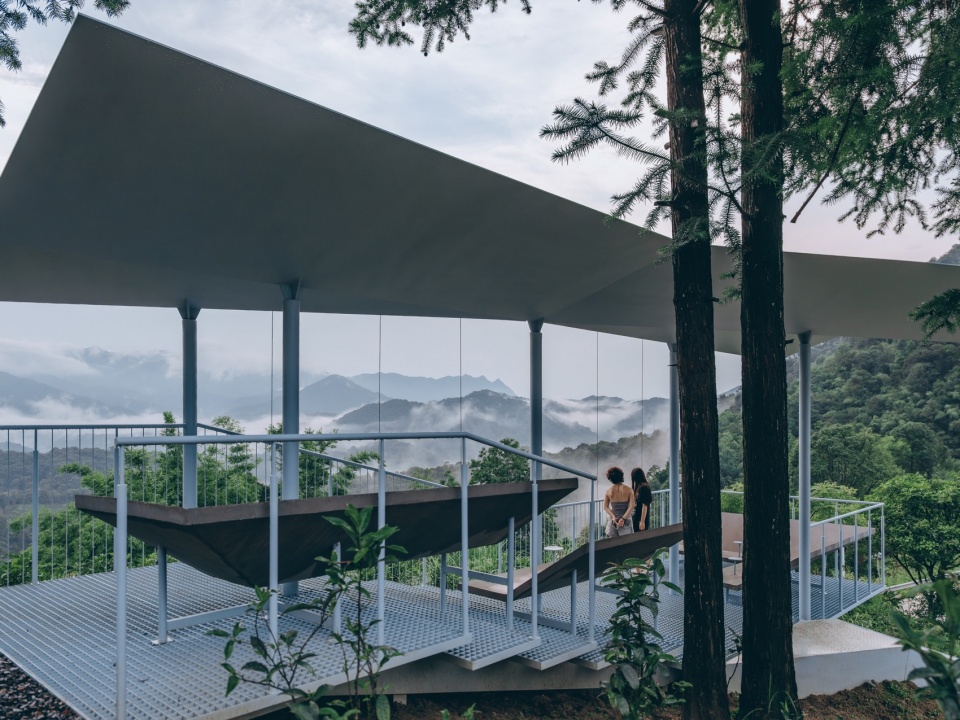 Half Mountain Cloud Station Nankun Mountain Huizhou by Studio Qing