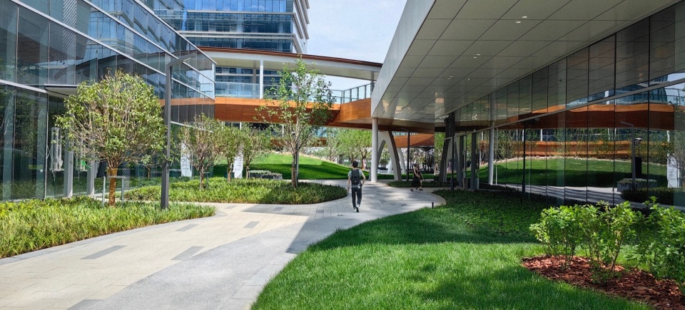 Landscape Design of Phase 1 of New Land on the South Bank of Suzhou Industrial Park by Qidi Design Group Beijing Branch Sanpeng Studio