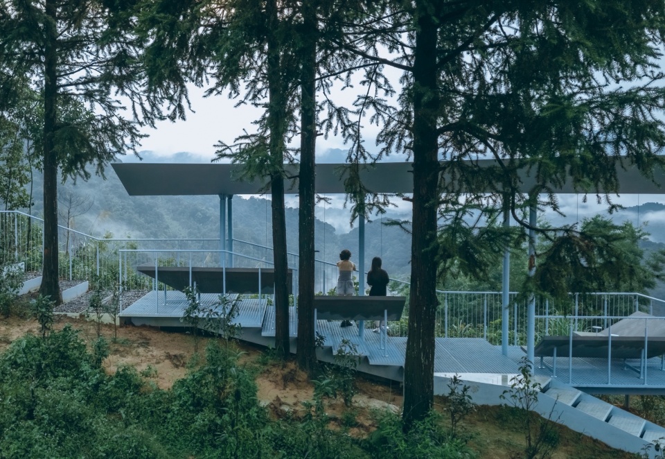 Half Mountain Cloud Station Nankun Mountain Huizhou by Studio Qing