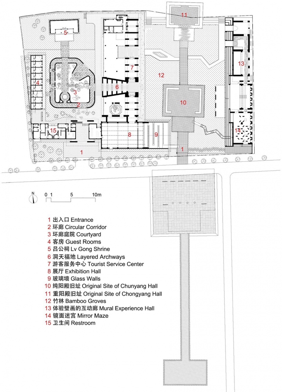 Lv Ancestral Home Revitalization of The Relic Site of Yongle Palace by URBANUS mcf