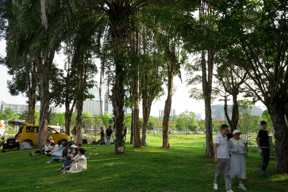 guangming hongqiao 1958 eco park by shenzhen zizu studio