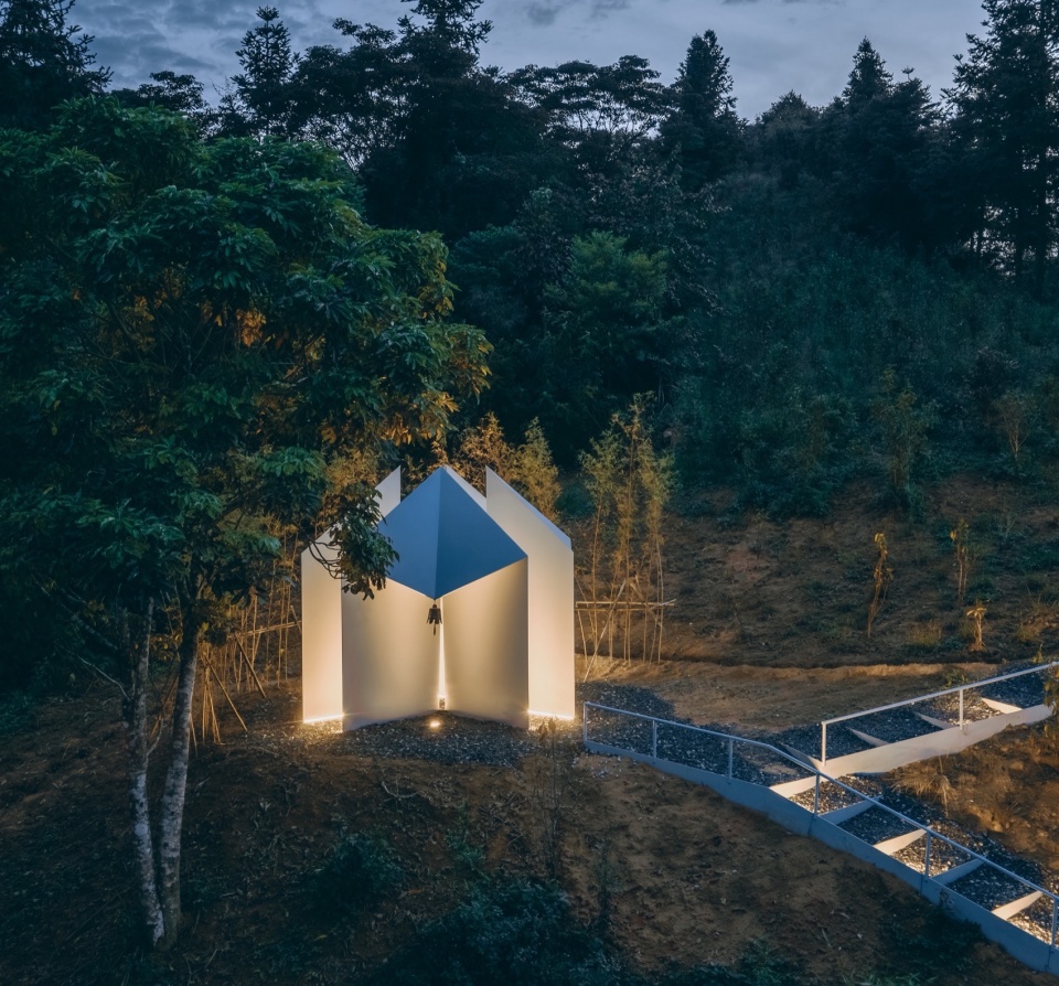 Half Mountain Cloud Station Nankun Mountain Huizhou by Studio Qing