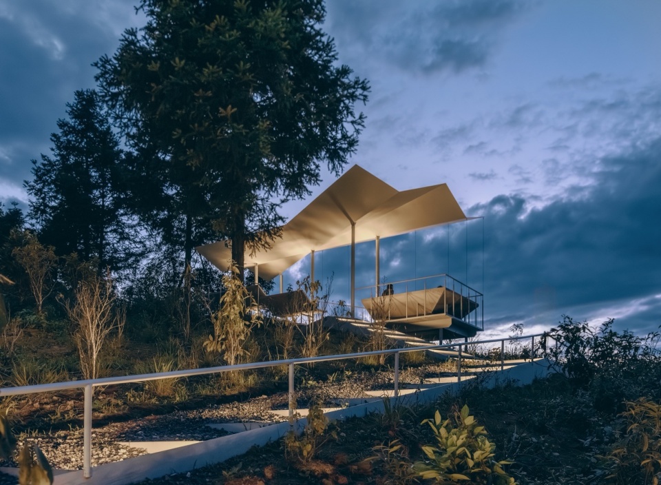 Half Mountain Cloud Station Nankun Mountain Huizhou by Studio Qing