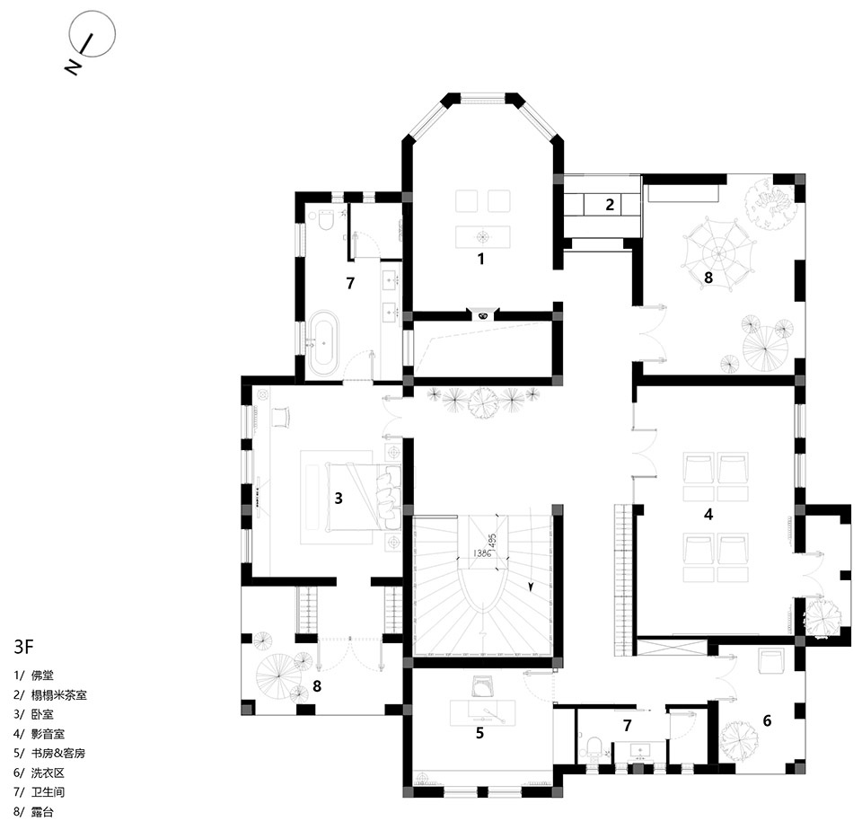 qiao ai villa by not a studio architecture