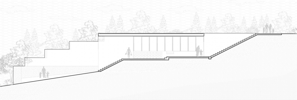Half Mountain Cloud Station Nankun Mountain Huizhou by Studio Qing