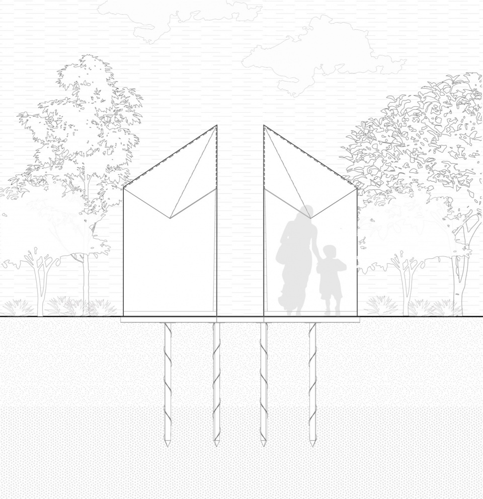 Half Mountain Cloud Station Nankun Mountain Huizhou by Studio Qing