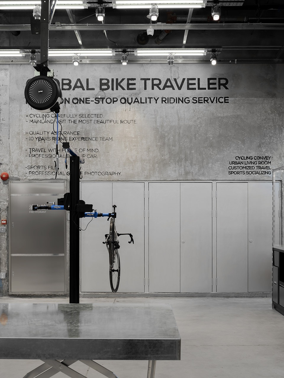 ootb cycling lifestyle space design narrative by sono studio