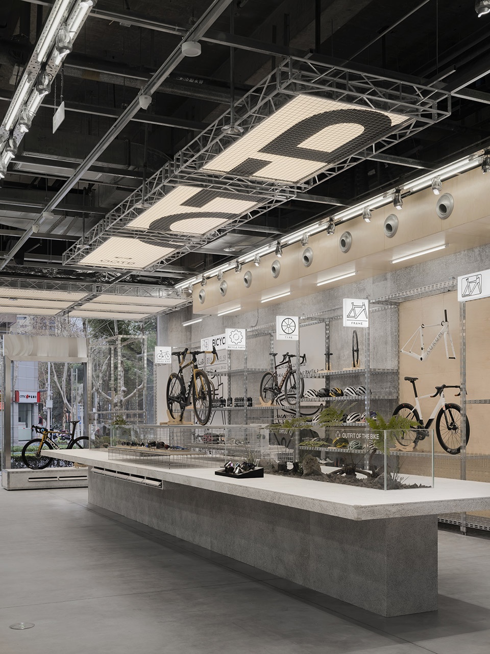 ootb cycling lifestyle space design narrative by sono studio