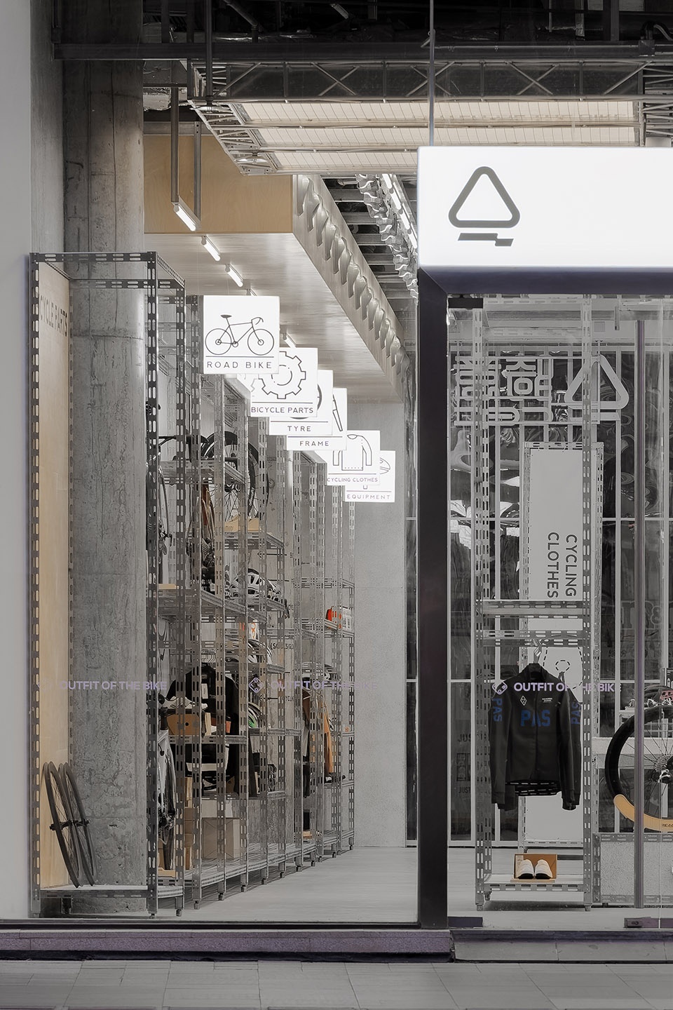 ootb cycling lifestyle space design narrative by sono studio