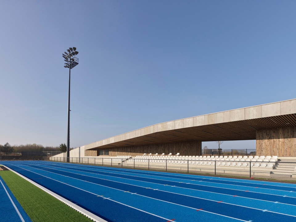 Montevrain stadium by OLGGA Architects