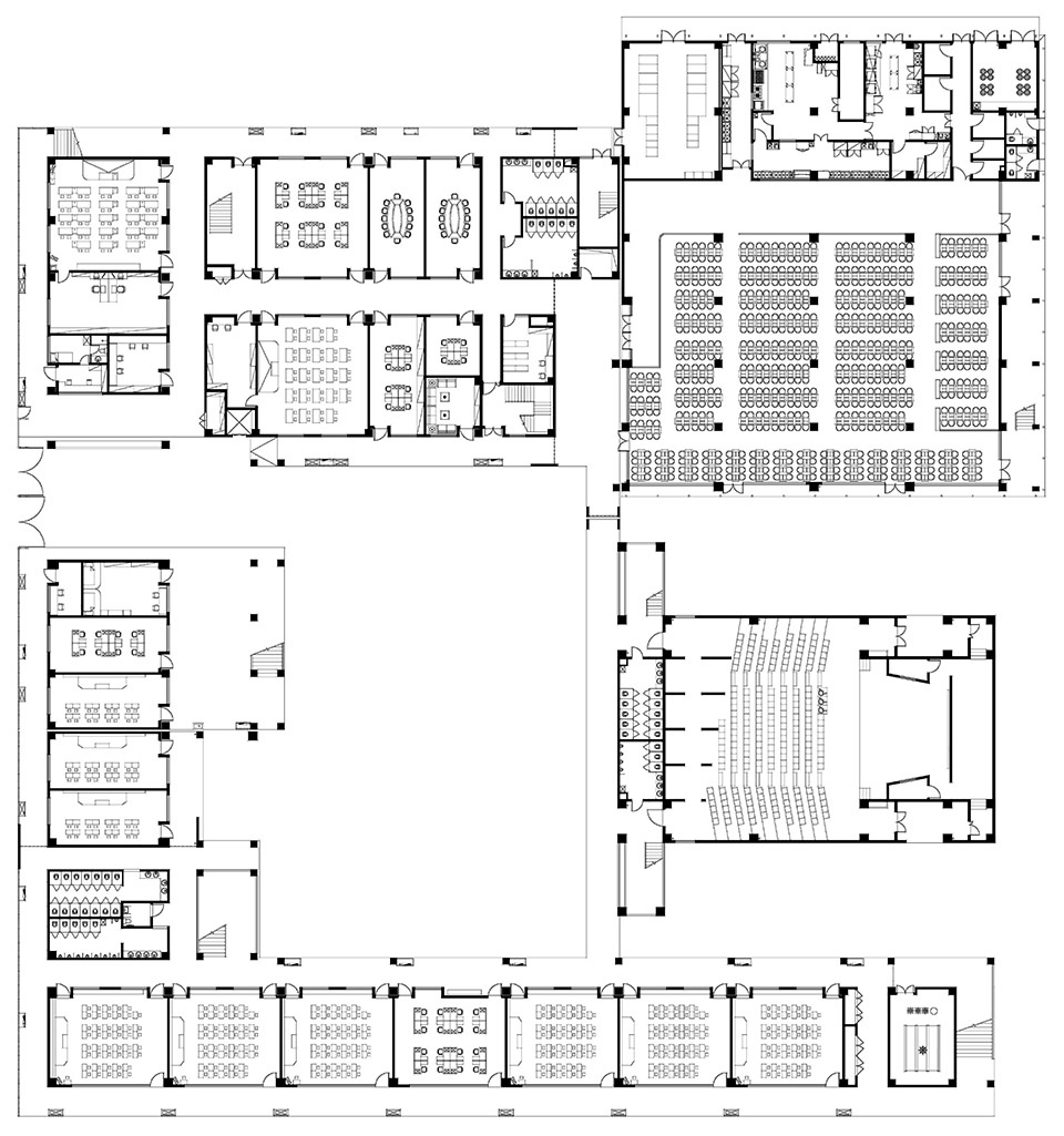 the hetu middle school and the luoshu kindergarten by gom