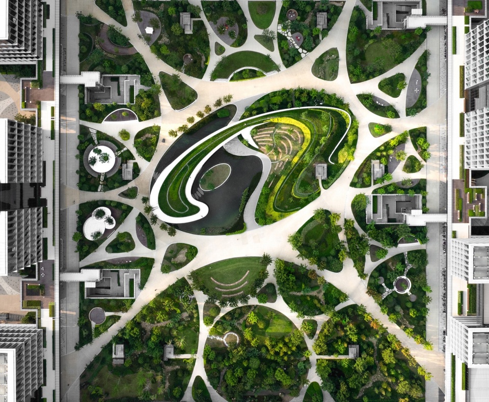 Landscape design of Alibaba Xixi Campus Park C by ASPECT Studios