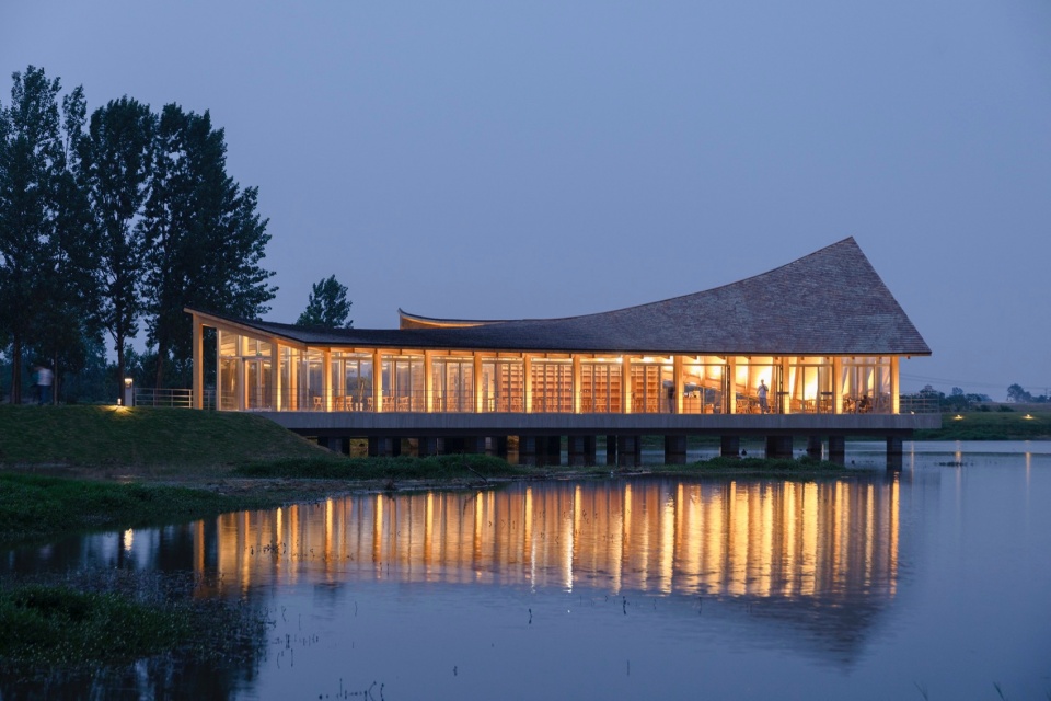The Driftwood Village Center Xinyang by Primary Architects