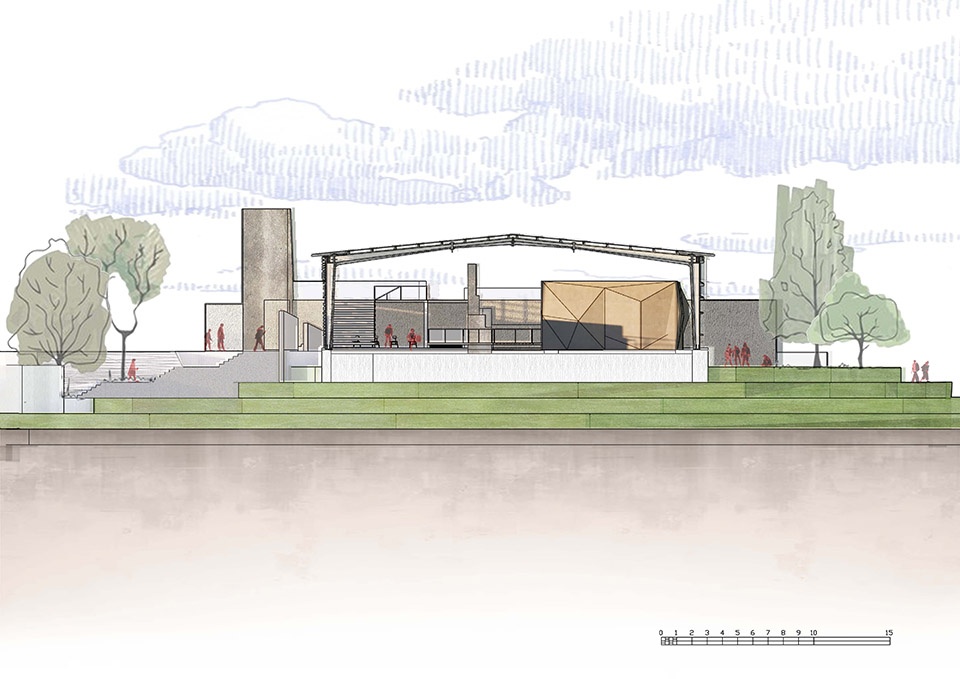 memorial exhibition hall by atelier haode