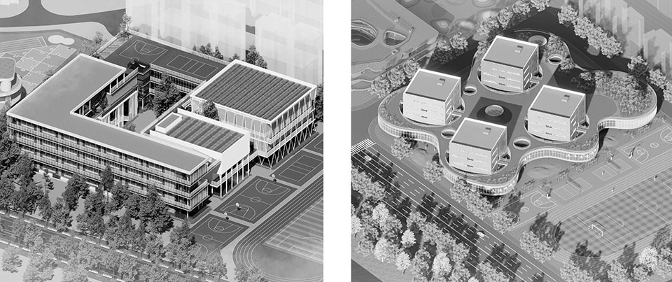 the hetu middle school and the luoshu kindergarten by gom